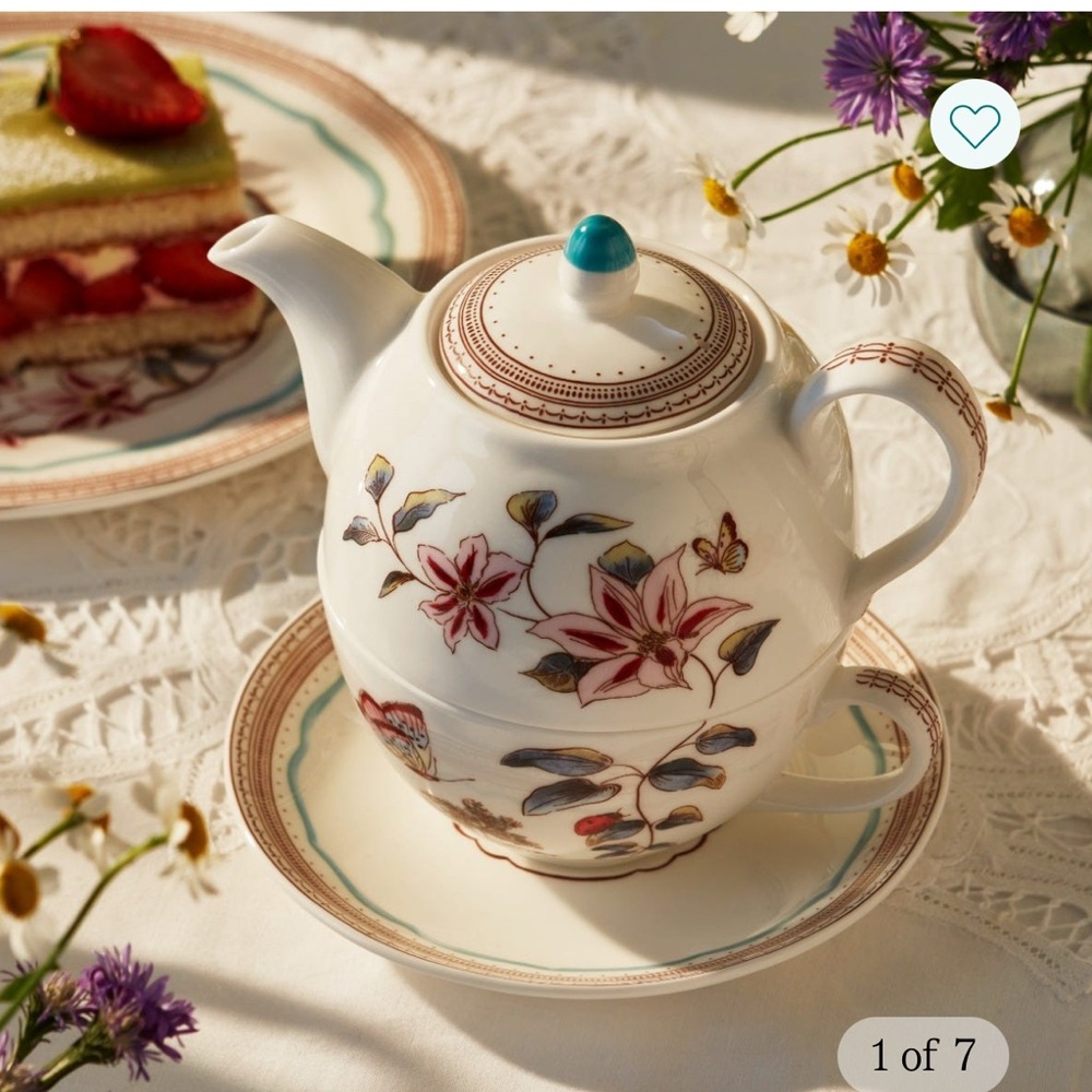 FORTNUM & MASON Wild Garden Tea for One (NWT) - Picture 6 of 9